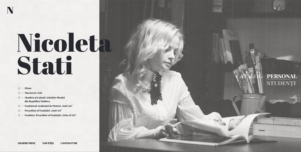 Despre tipografie și 10 cazuri frumoase de utilizare pe site-uri web | Rocket Minds