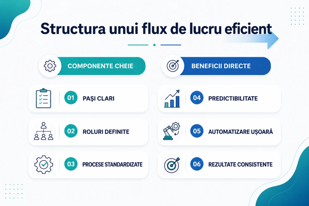 Infografic: Cum arată fluxul de lucru întro firmă mică sau mijlocie din Moldova