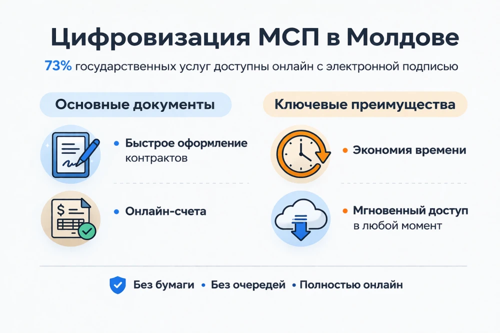 Инфографика: Цифровизация МСП – основные преимущества для бизнеса