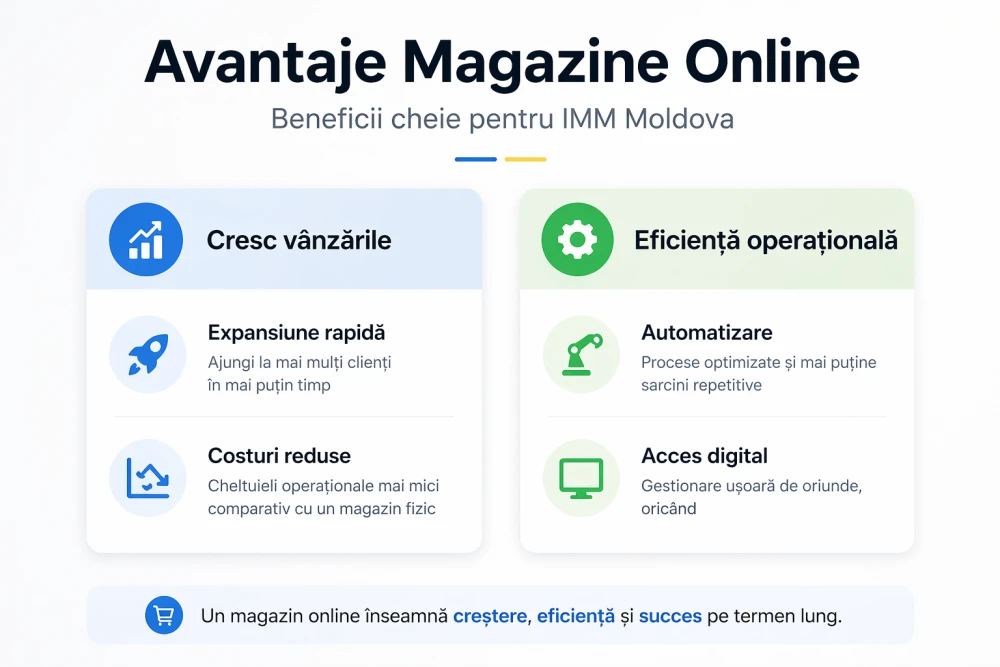 Infografic: De ce merită să-ți deschizi un magazin online în Moldova